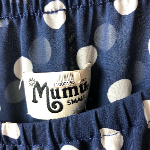 Show me your mumu off the shoulder top S small polka dot chi chi bell sleeve - Picture 6 of 13